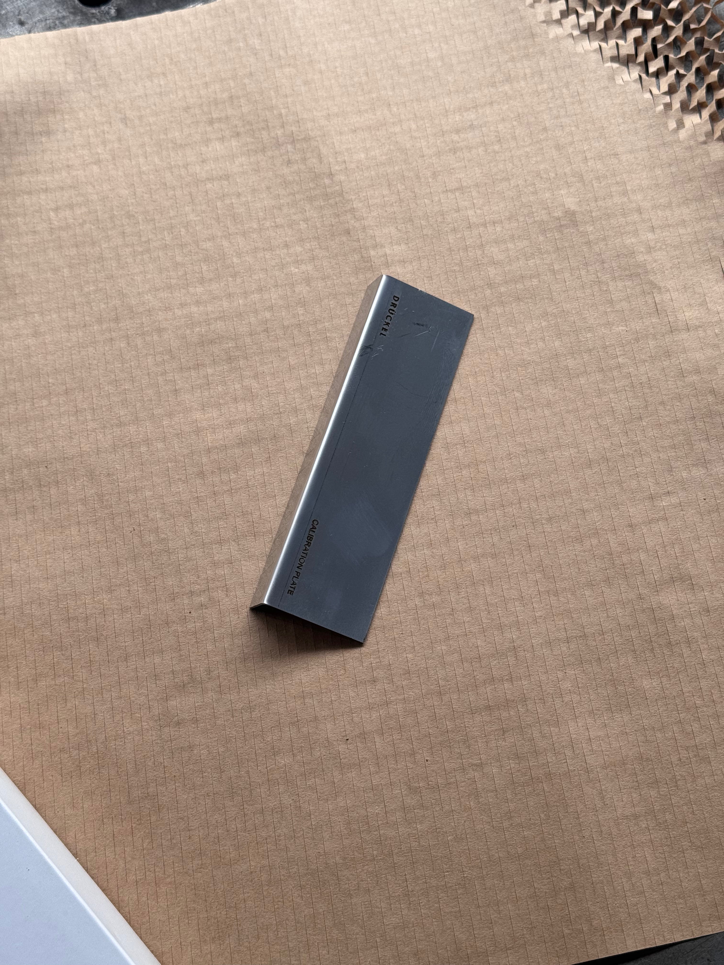 Leather Splitter Calibration Plate